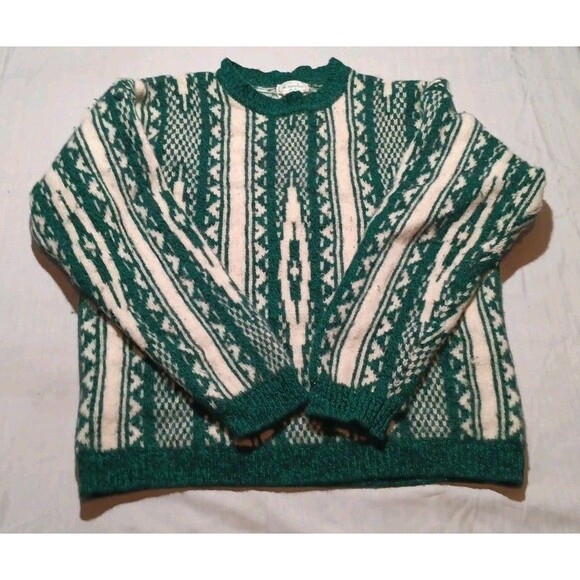 United Colors of Benetton Sweaters - Vntg United Colors of Benetton Shetland Wool Sweater Women's Size Small Italy